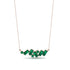 Baguette Emerald Necklace - Arielle No. 20