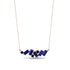 Baguette Black Diamond Necklace - Arielle No. 68