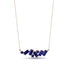 Baguette Sapphire Necklace - Arielle No. 74
