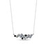 Baguette Black Diamond Necklace - Arielle No. 9