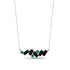 Baguette Emerald Necklace - Arielle No. 36