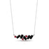 Baguette Ruby Necklace - Arielle No. 42