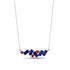 Baguette Ruby Necklace - Arielle No. 72