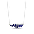 Baguette Sapphire Necklace - Arielle No. 75