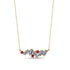 Baguette Ruby Necklace - Arielle No. 10