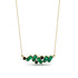 Baguette Black Diamond Necklace - Arielle No. 22