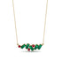 Baguette Ruby Necklace - Arielle No. 25