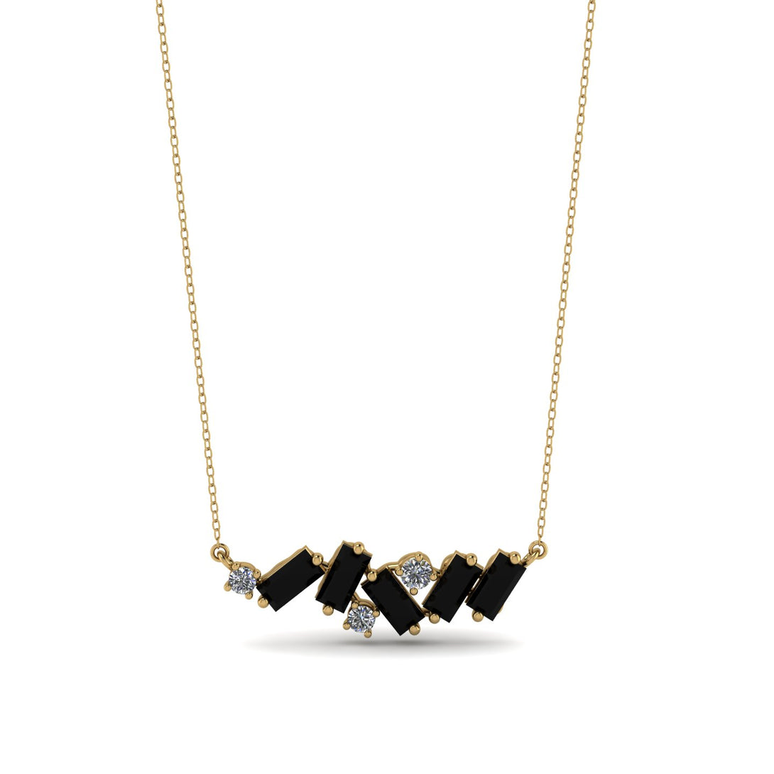 Baguette Diamond Necklace - Arielle No. 31
