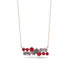 Diamond Baguette Necklace Mix - Kinley No. 11
