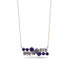 Diamond Baguette Necklace Mix - Kinley No. 14
