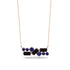 Black Diamond Baguette Necklace Mix - Kinley No. 44 image 1