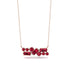 Ruby Baguette Necklace Mix - Kinley No. 56
