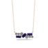 Sapphire Baguette Necklace Mix - Kinley No. 62