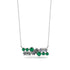 Diamond Baguette Necklace Mix - Kinley No. 6