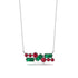 Emerald Baguette Necklace Mix - Kinley No. 27