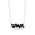 Black Diamond Baguette Necklace Mix - Kinley No. 39