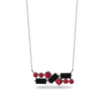 Black Diamond Baguette Necklace Mix - Kinley No. 42 image 1