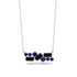 Black Diamond Baguette Necklace Mix - Kinley No. 45