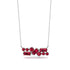 Ruby Baguette Necklace Mix - Kinley No. 57