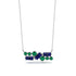 Sapphire Baguette Necklace Mix - Kinley No. 66