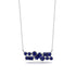 Sapphire Baguette Necklace Mix - Kinley No. 75