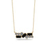 Black Diamond Baguette Necklace Mix - Kinley No. 31 image 1