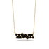 Black Diamond Baguette Necklace Mix - Kinley No. 37