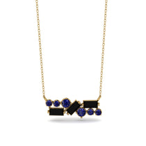 Black Diamond Baguette Necklace Mix - Kinley No. 43 image 1