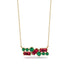 Ruby Baguette Necklace Mix - Kinley No. 49