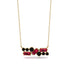 Ruby Baguette Necklace Mix - Kinley No. 52