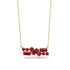 Ruby Baguette Necklace Mix - Kinley No. 55
