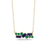 Sapphire Baguette Necklace Mix - Kinley No. 64