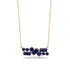 Sapphire Baguette Necklace Mix - Kinley No. 73