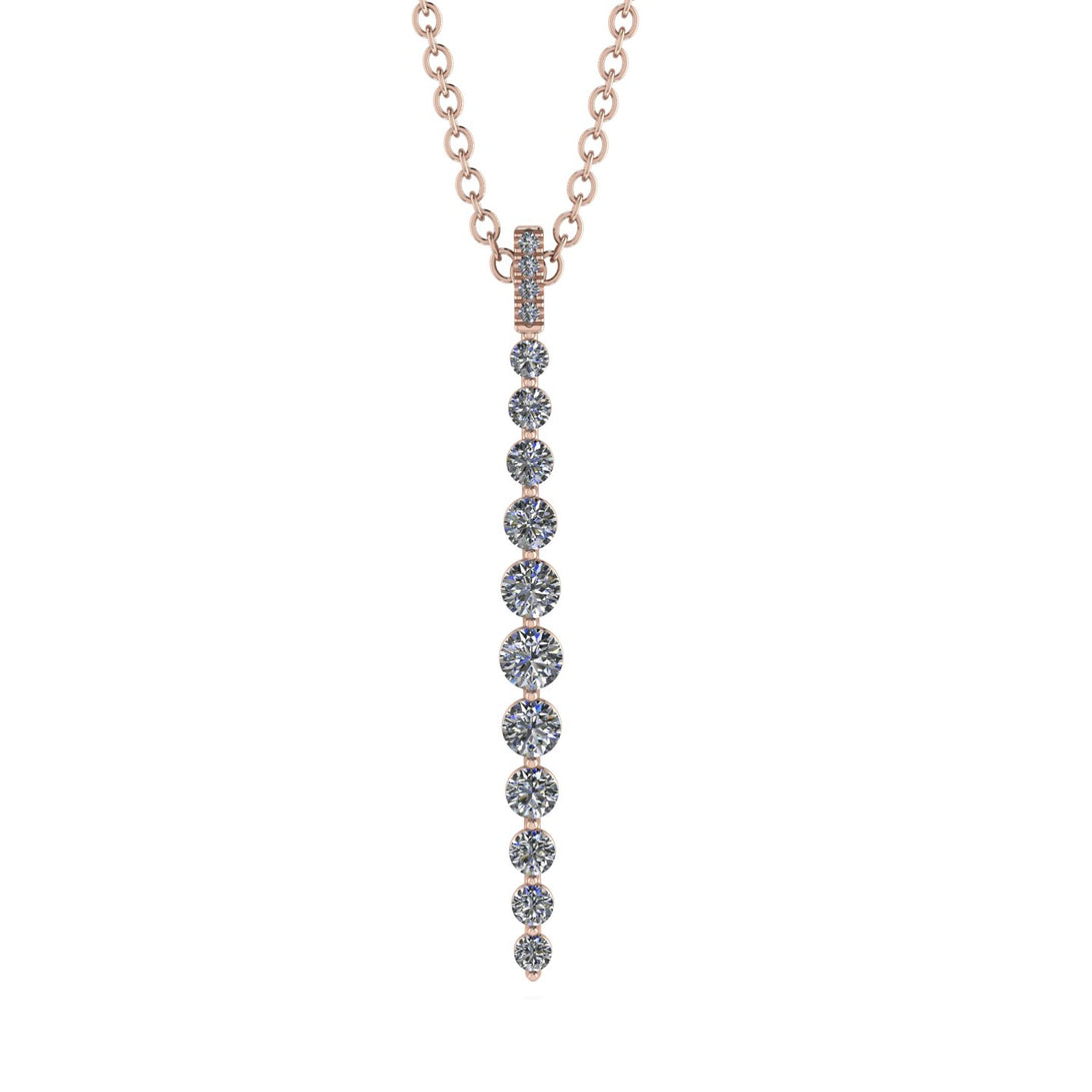 Tie Necklace Row Diamond - Paris No. 2
