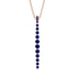 Tie Necklace Row Sapphire - Paris No. 14