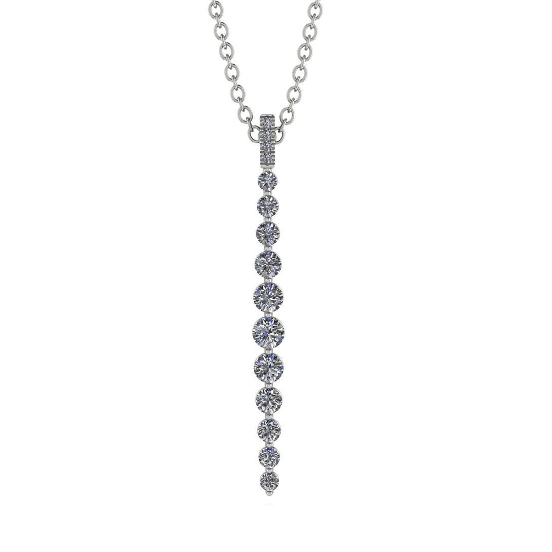 Tie Necklace Row Diamond - Paris No. 3