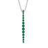 Tie Necklace Row Emerald - Paris No. 6
