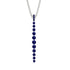 Tie Necklace Row Sapphire - Paris No. 15