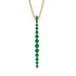 Tie Necklace Row Emerald - Paris No. 4