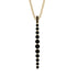 Tie Necklace Row Black Diamond - Paris No. 7 image 1