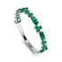 Eternity Mix Emerald Ring - Jocelyn No. 6