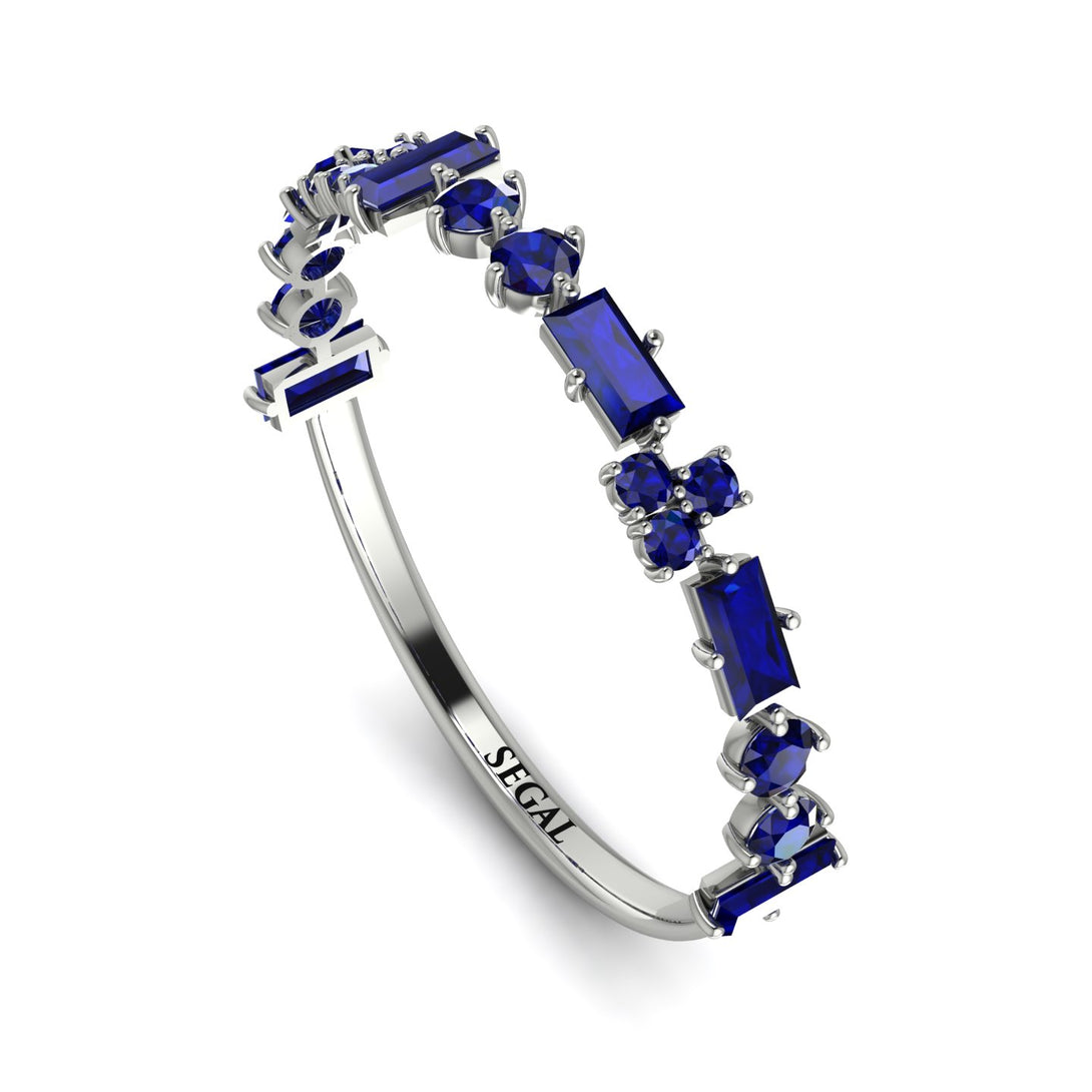 Eternity Mix Sapphire Ring - Jocelyn No. 15