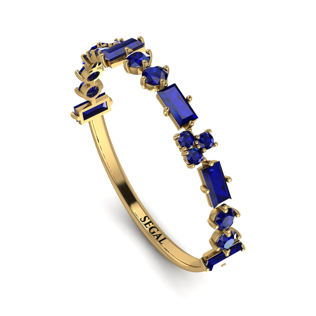 Eternity Mix Sapphire Ring - Jocelyn No. 13