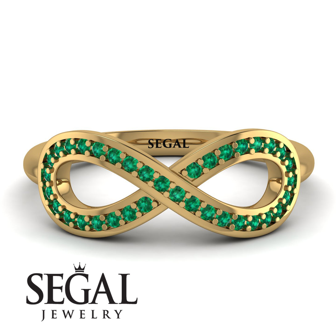 Infinity Emerald Ring - Alexa No. 4