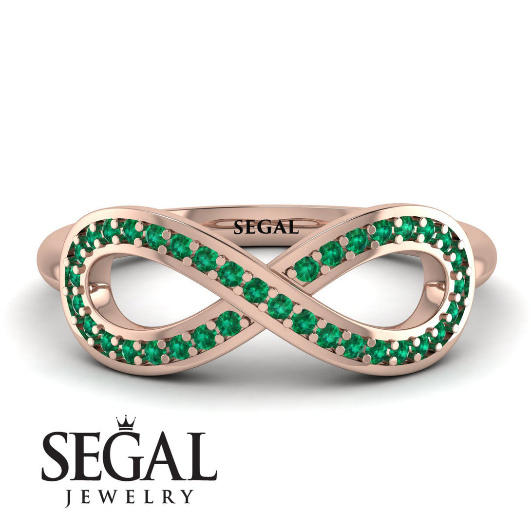 Infinity Emerald Ring - Alexa No. 5