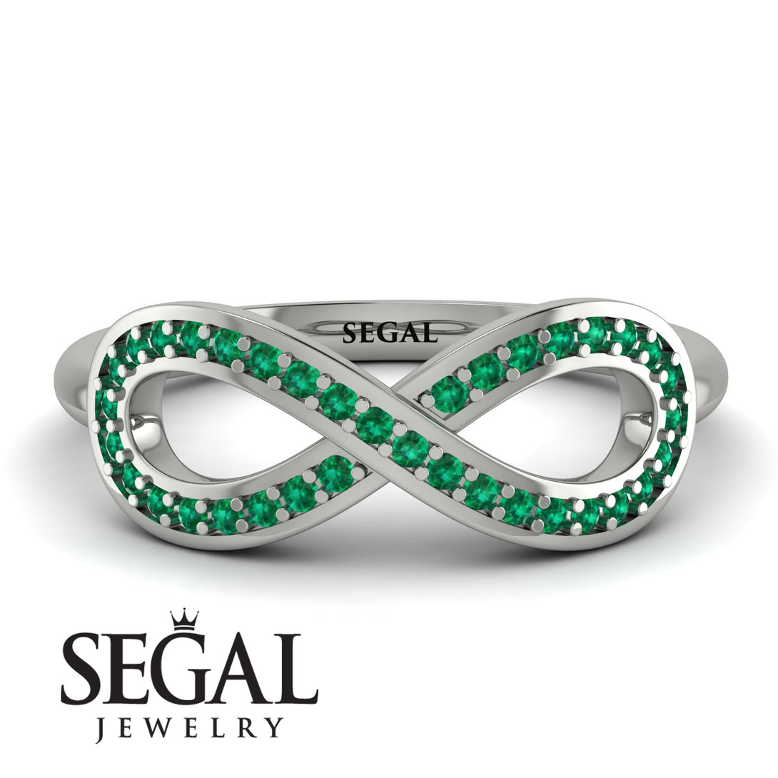 Infinity Emerald Ring - Alexa No. 6