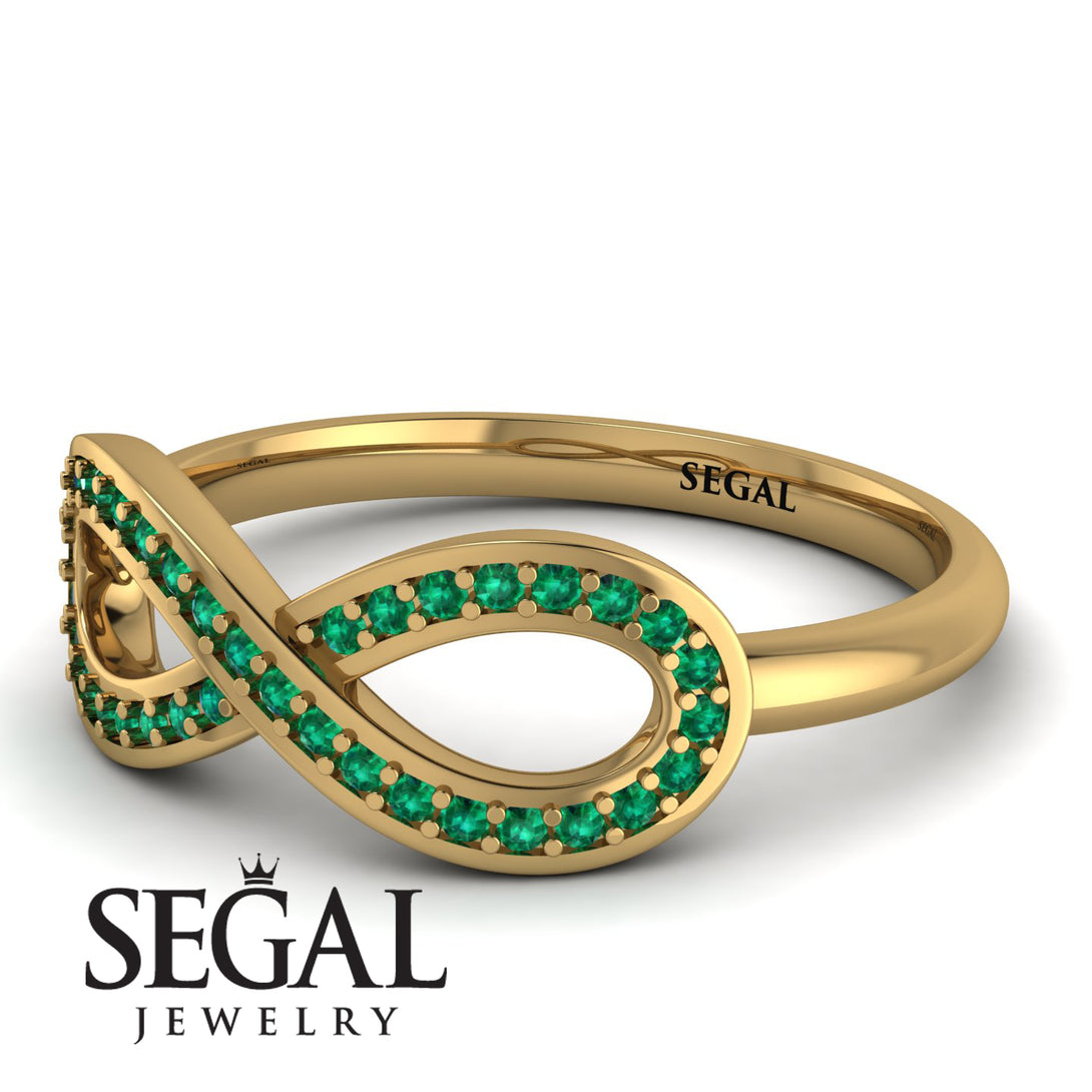 Infinity Emerald Ring - Alexa No. 4