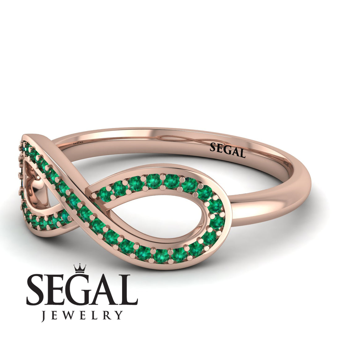 Infinity Emerald Ring - Alexa No. 5
