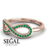 Infinity Emerald Ring - Alexa No. 5