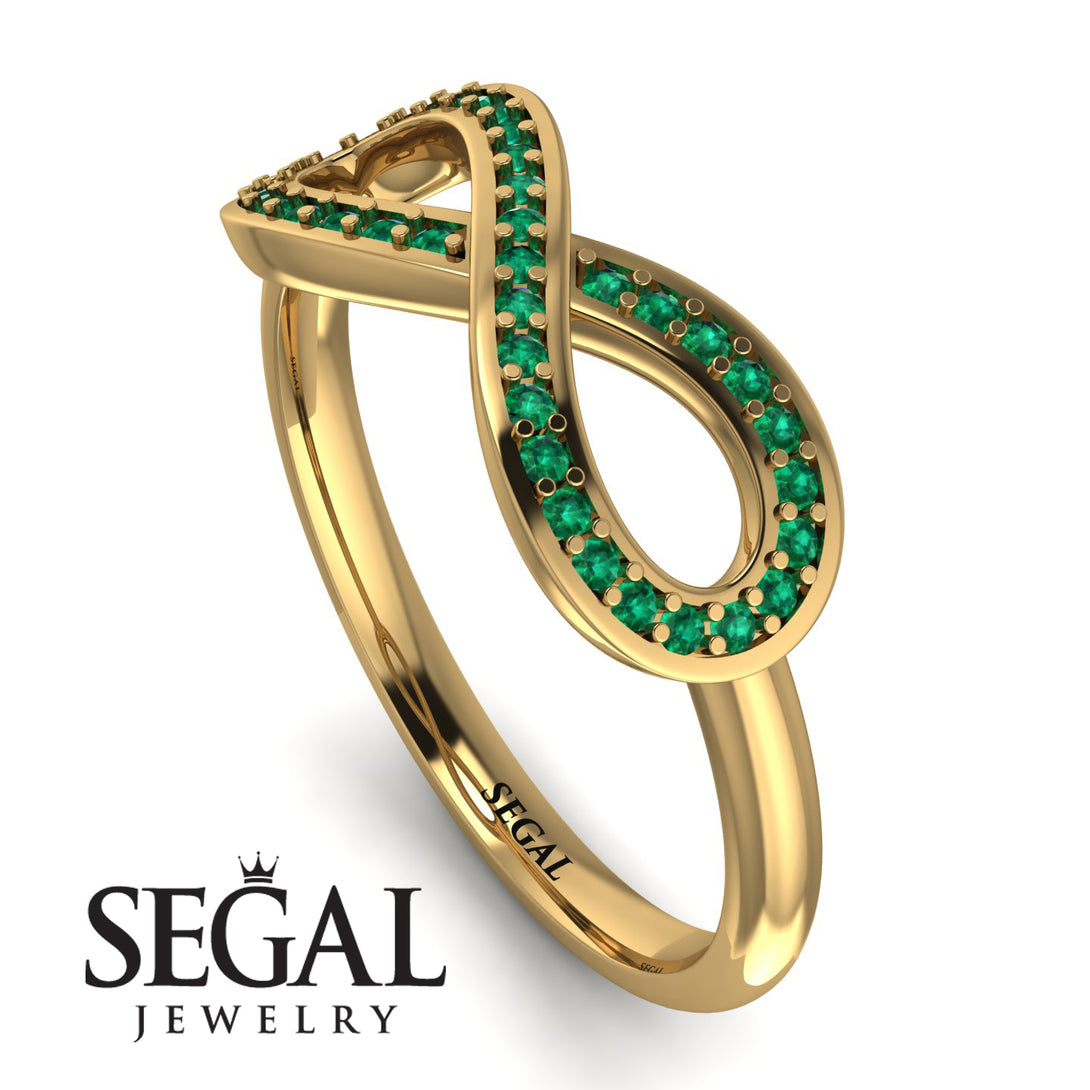 Infinity Emerald Ring - Alexa No. 4